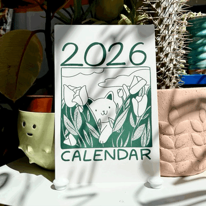 2026 - Cats n' Flowers Calendar