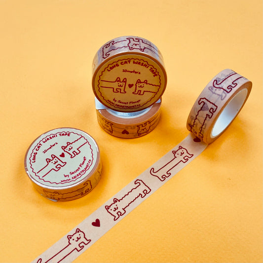 Long Cat Washi Tape
