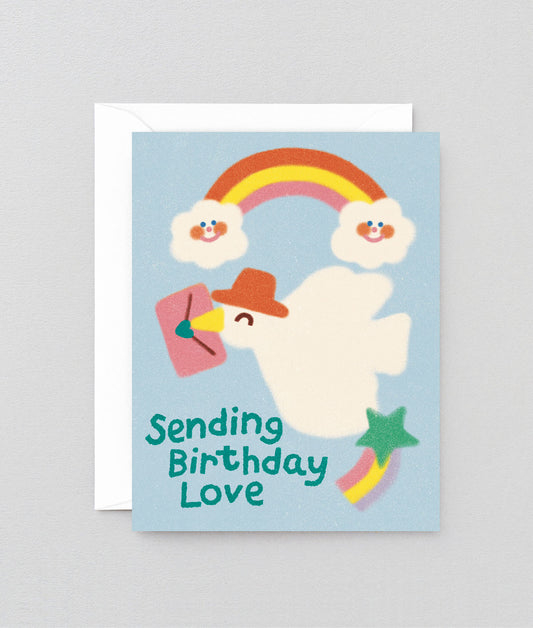 Sending Birthday Love - Greeting Card