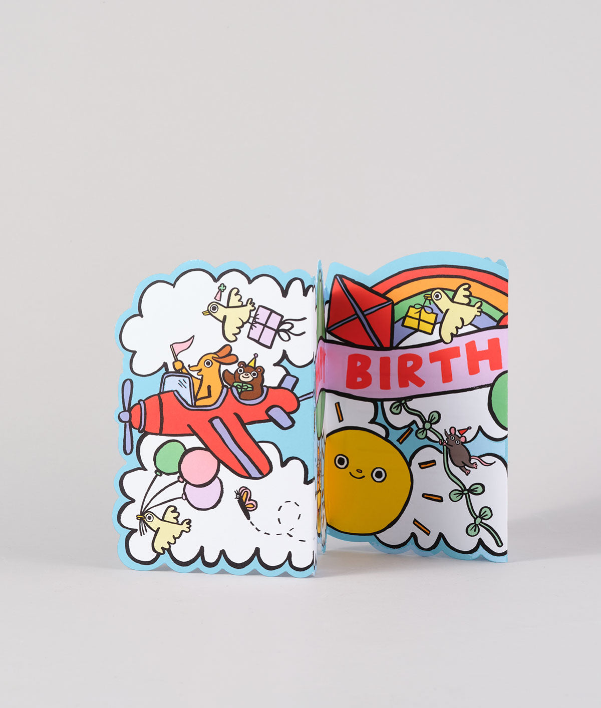 Sky Parade Fold Out Greeting Card