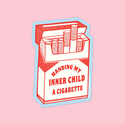 Inner Child Cig – Matte Vinyl Sticker