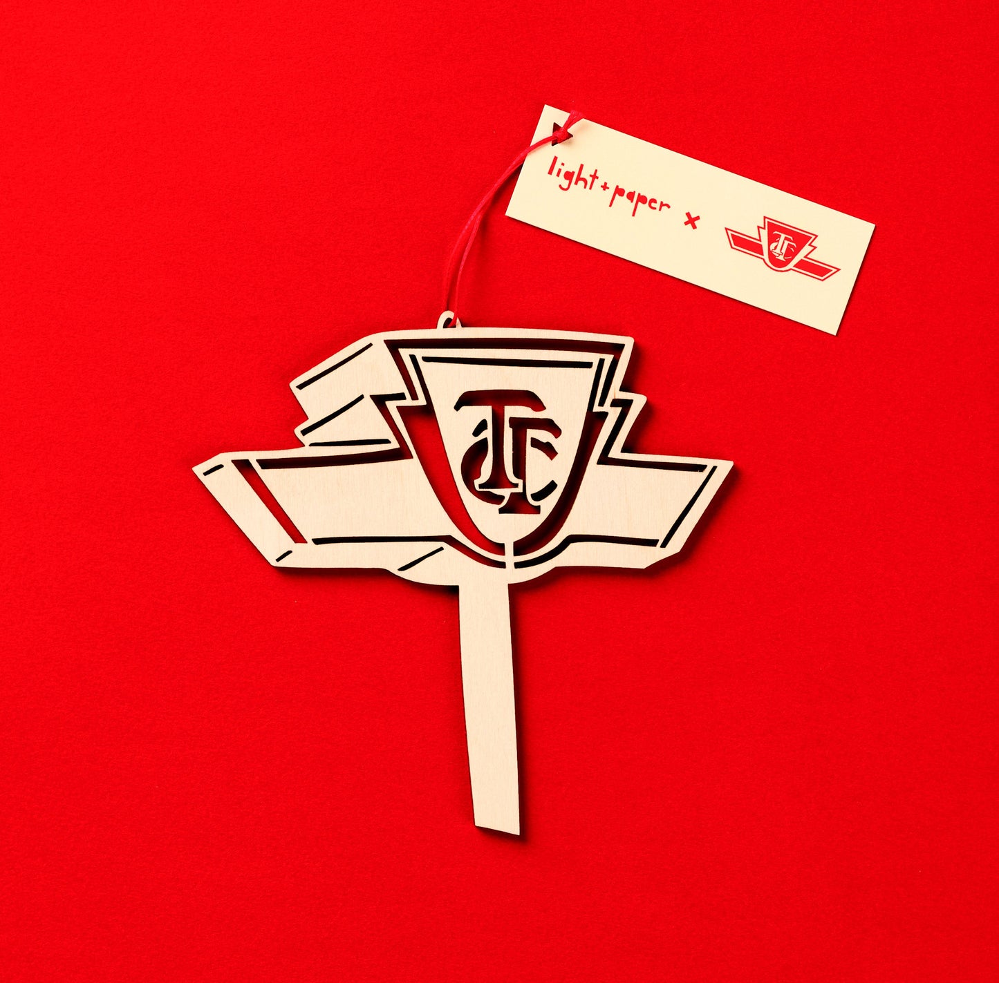 Transit Entrance Sign Ornament