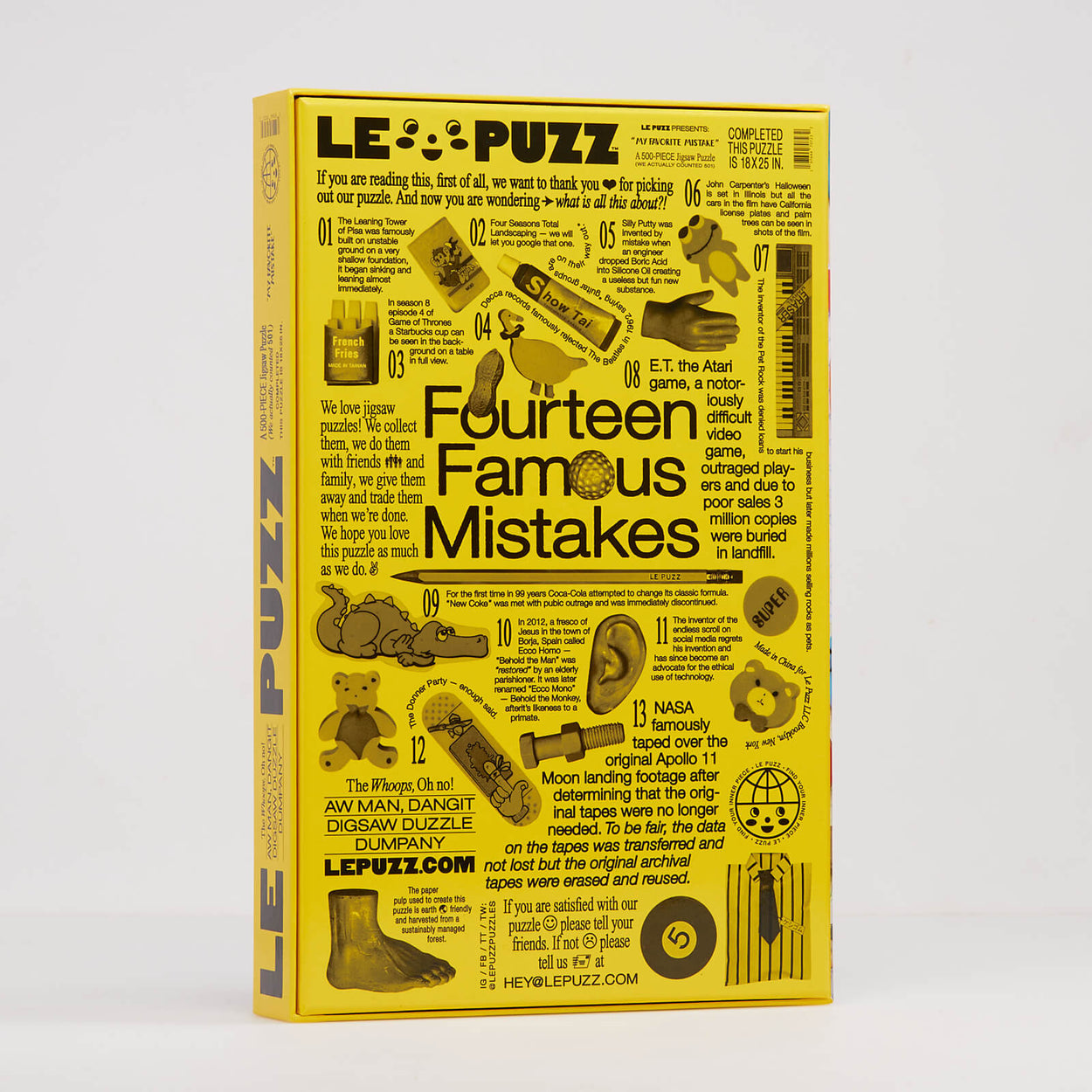 My Favourite Mistake 500 Piece Puzzle