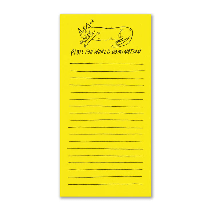 World Domination Notepad