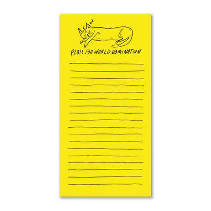 World Domination Notepad