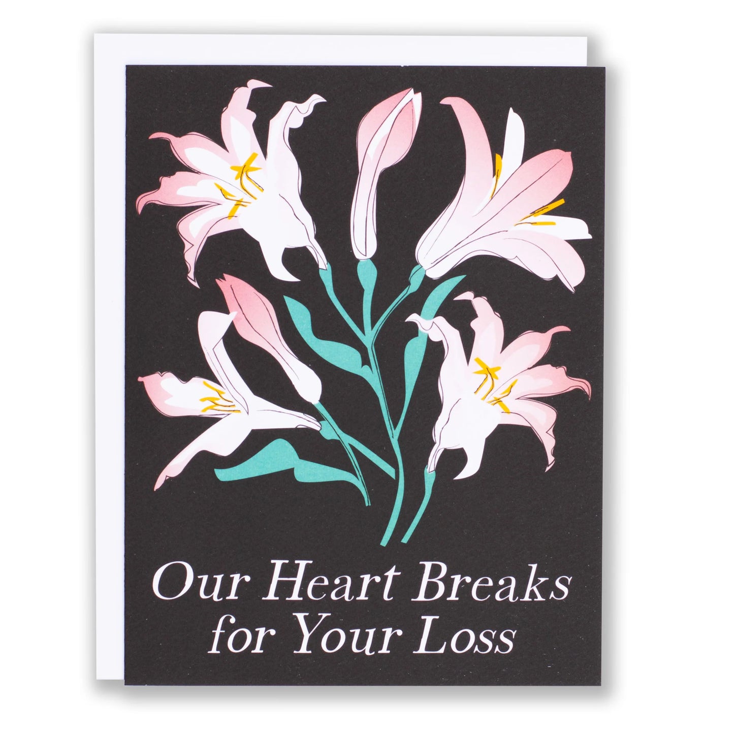 Lilies Sympathy Greeting Card