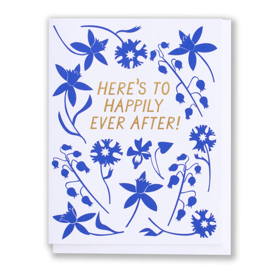 Happily Ever After Wedding Greeting Card