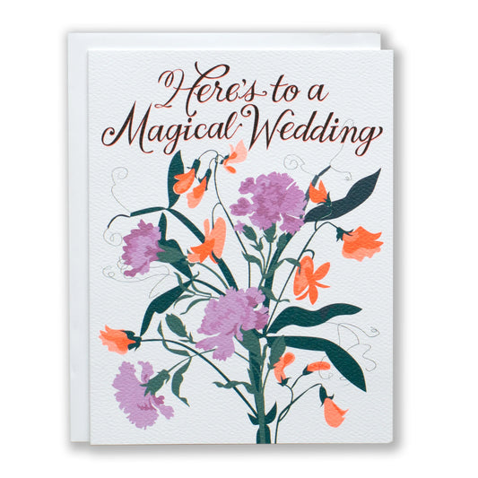 Here's to a Magical Wedding Greeting Card