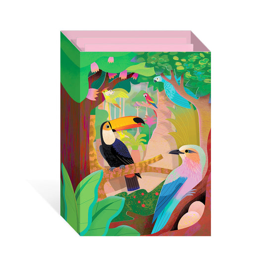 Birds Of The Amazon Pop Up Greeting Card