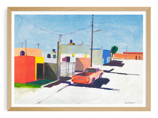 San Luis Potosi, Mexico - A3 Poster - Nao Tatsumi