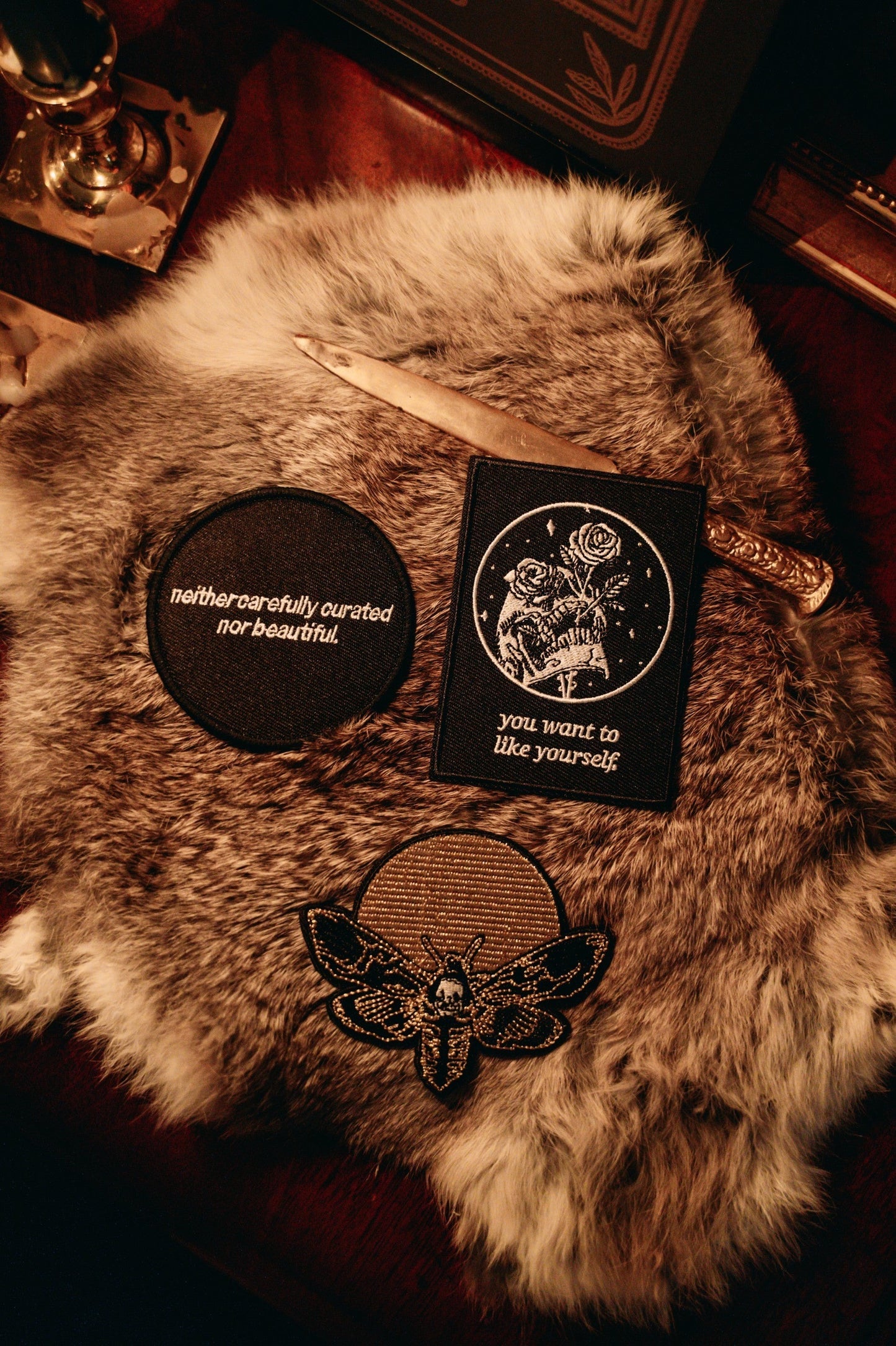 Embroidered Patch - "nor beautiful"