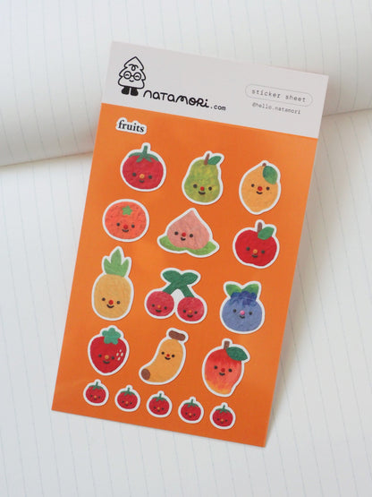 Fruits Sticker Sheet