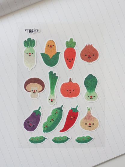Veggies Sticker Sheet
