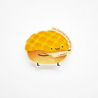 Life is Better with Butter Sticker