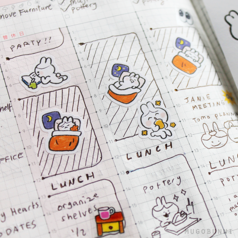 Sick Day Planner Sticker Sheet