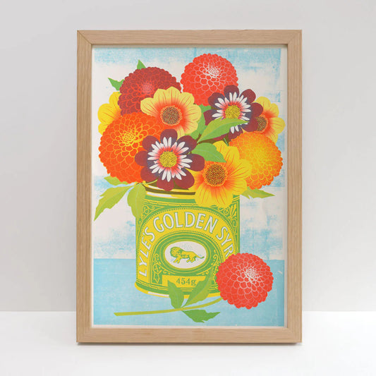 Golden Syrup - A3 Risograph Print