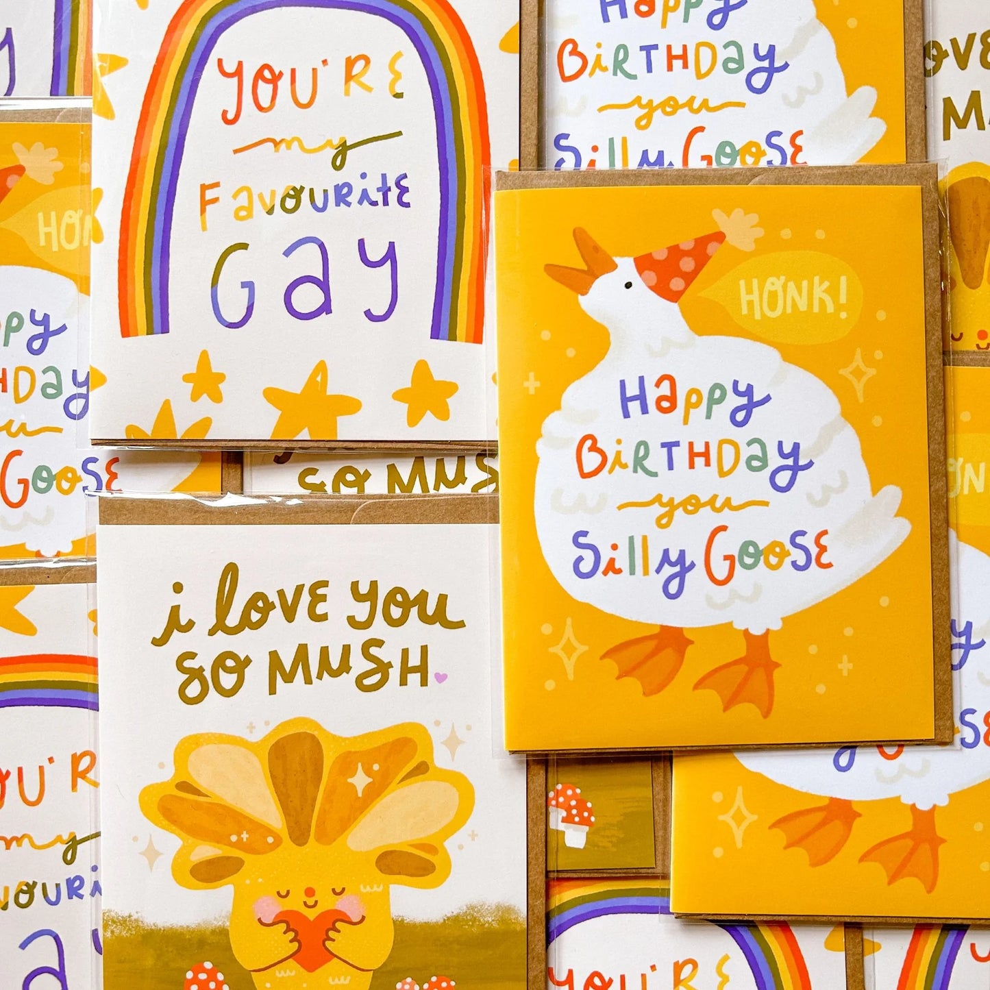 Happy Birthday you Silly Goose Greeting Card