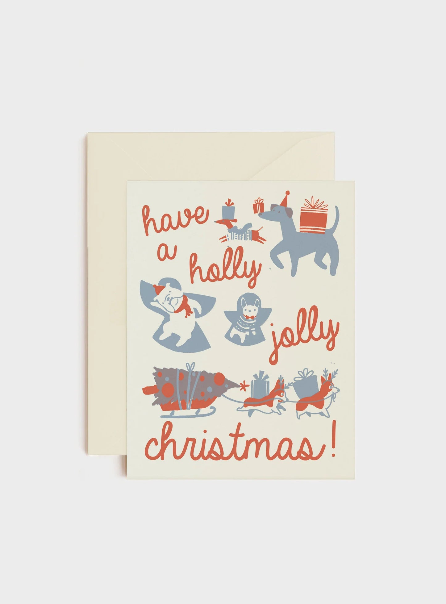 Holly Jolly Dogs, Holiday Card