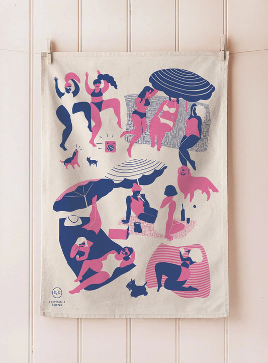 Beach, Tea Towel