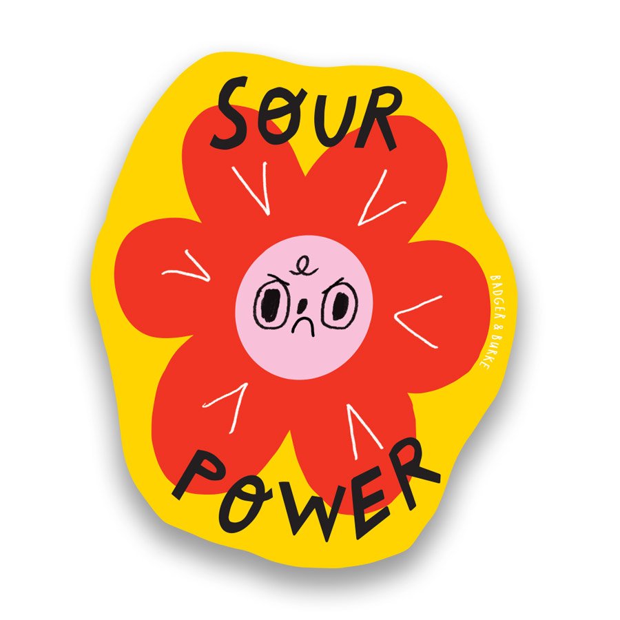 Sour Power Vinyl Sticker