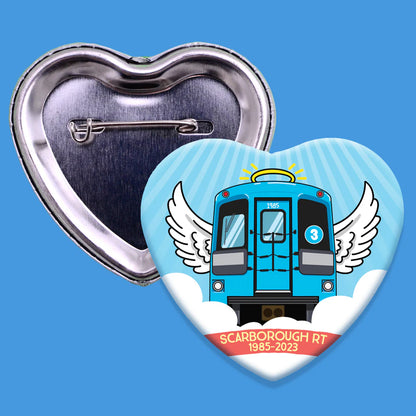 Scarborough RT Memorial Heart Button