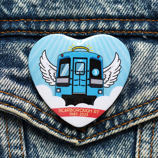 Scarborough RT Memorial Heart Button