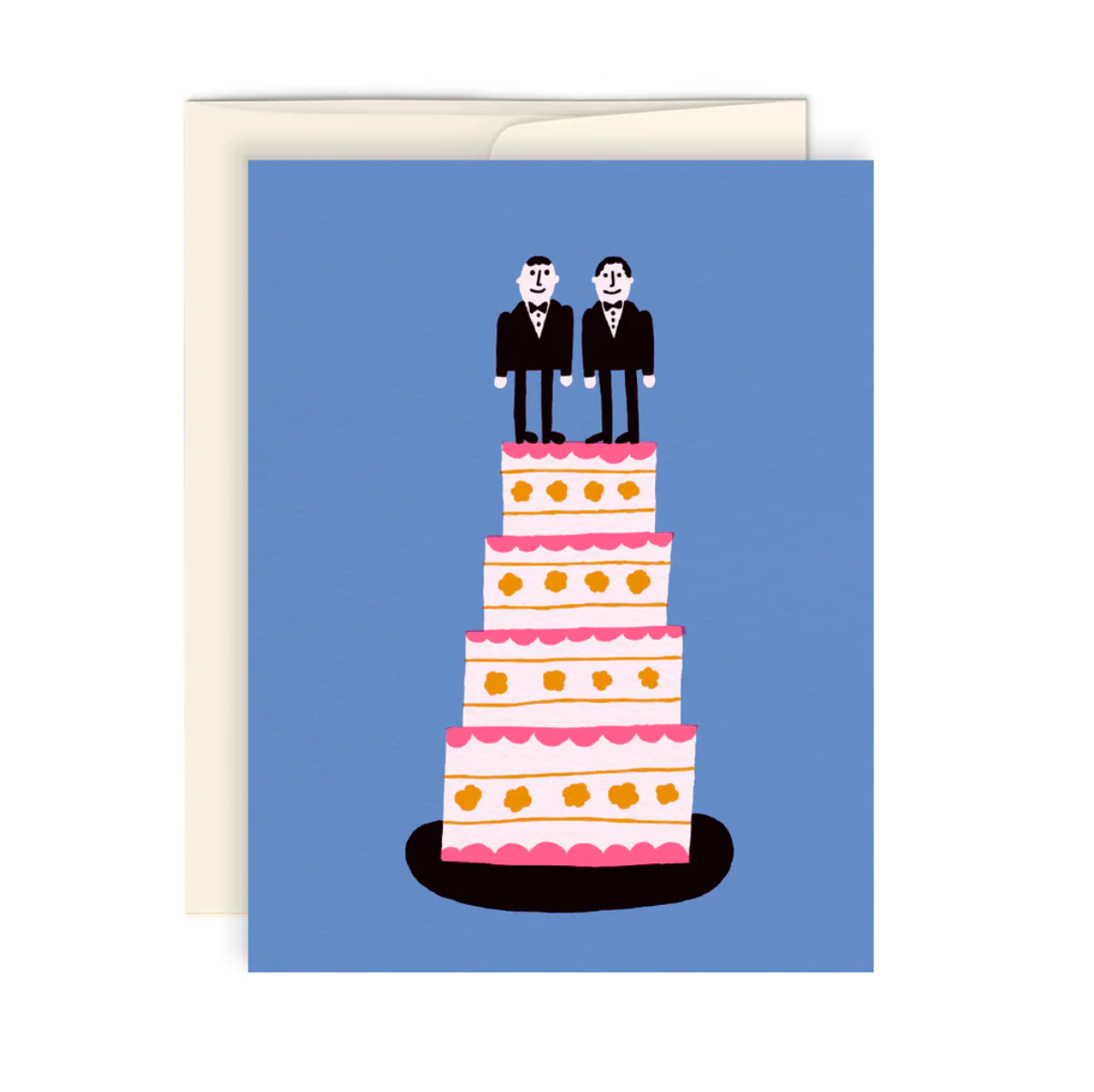 Gay Wedding Cake Greeting Card