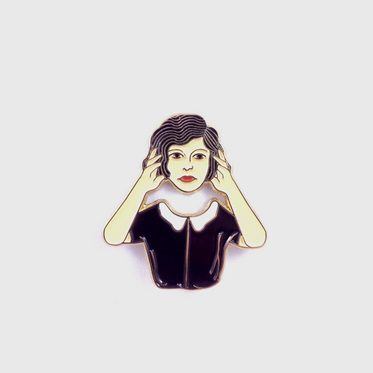 Floating Head Enamel Pin