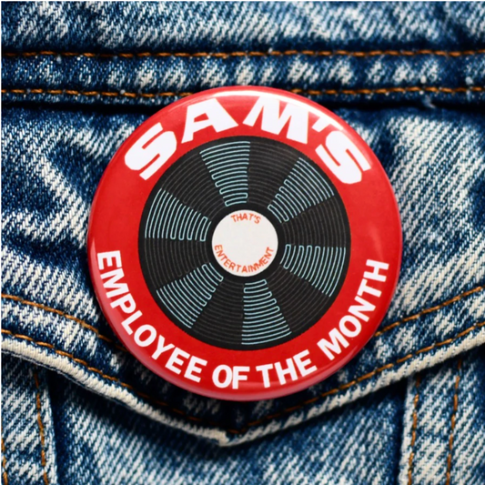 Sam's Employee of the Month Button