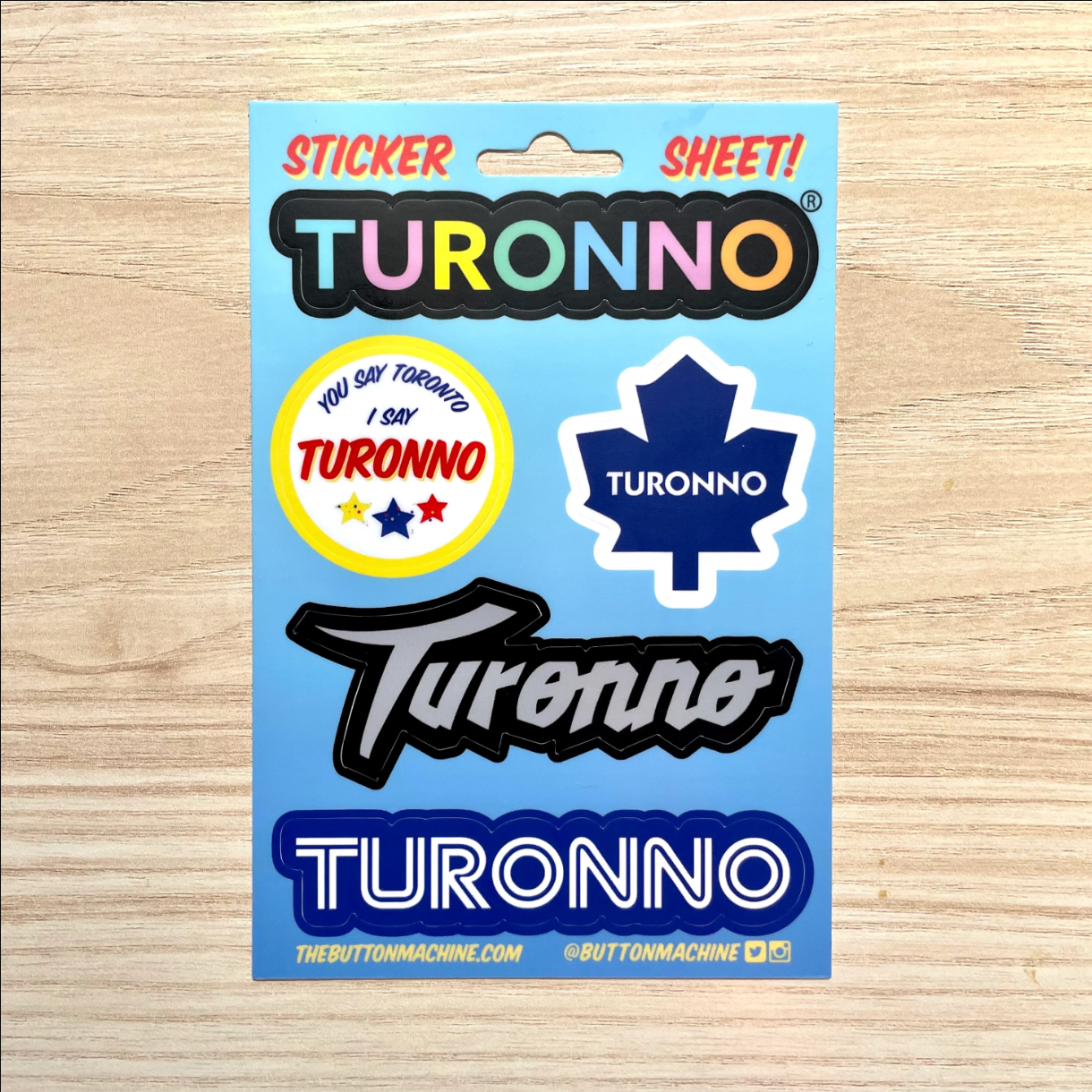 Turonno Sticker Sheet