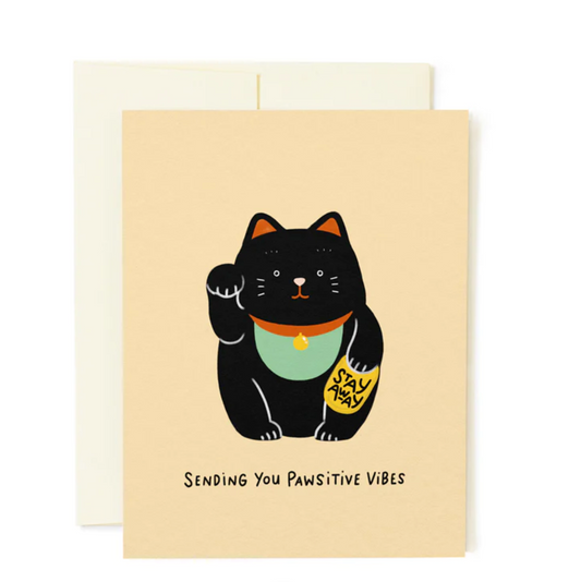 Pawsitive Vibes Greeting Card