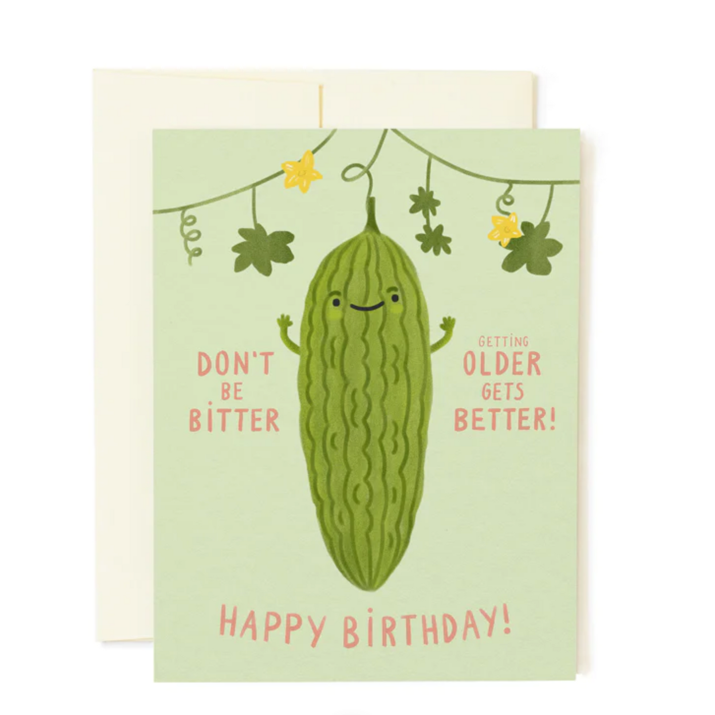 Better Bitter Melon Greeting Card