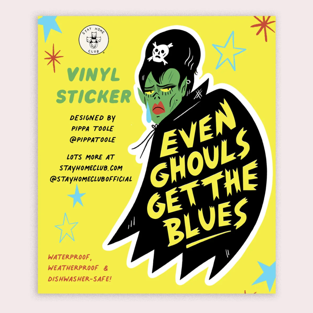 Sad Ghouls Vinyl Sticker