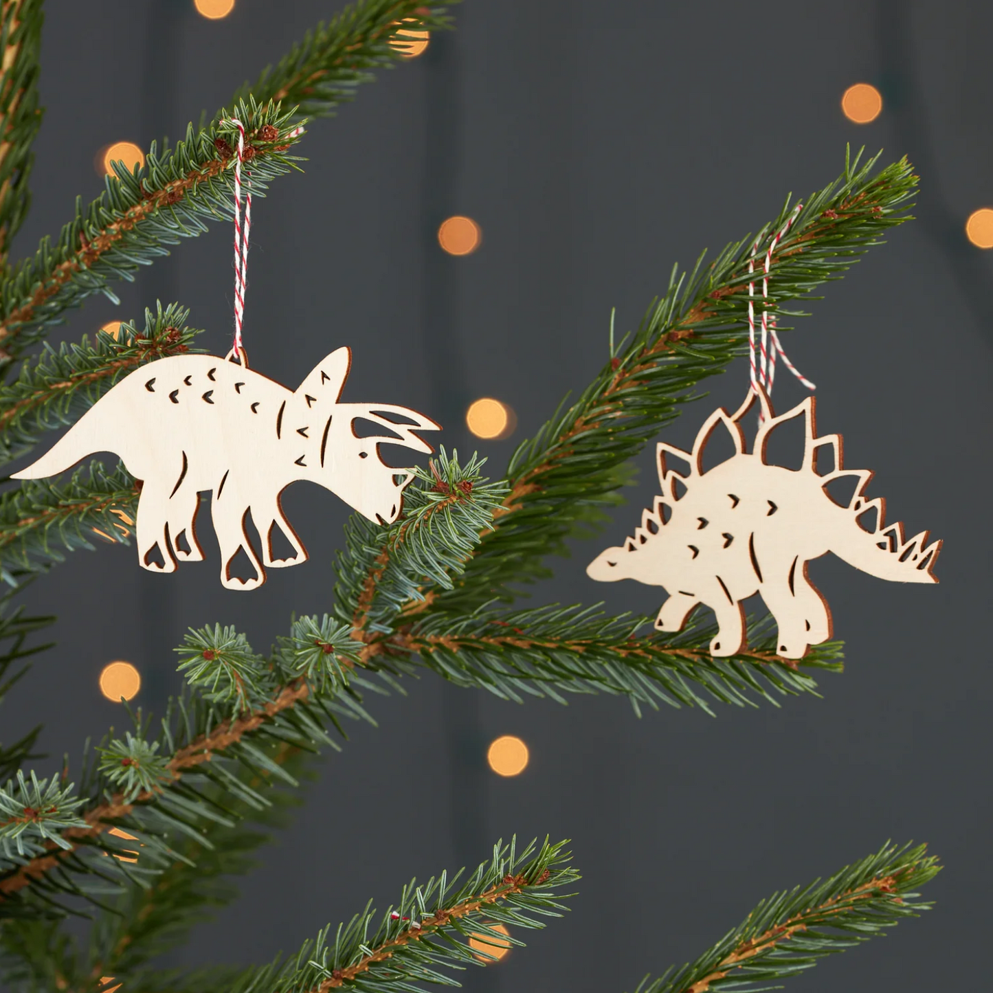 Dinosaur Ornament Set