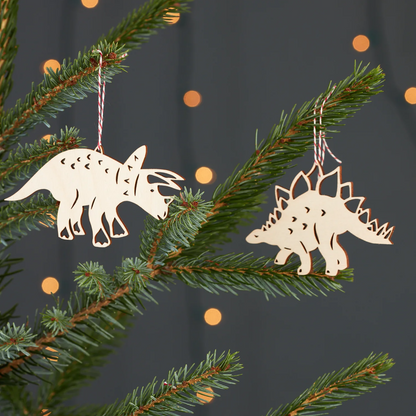 Dinosaur Ornament Set