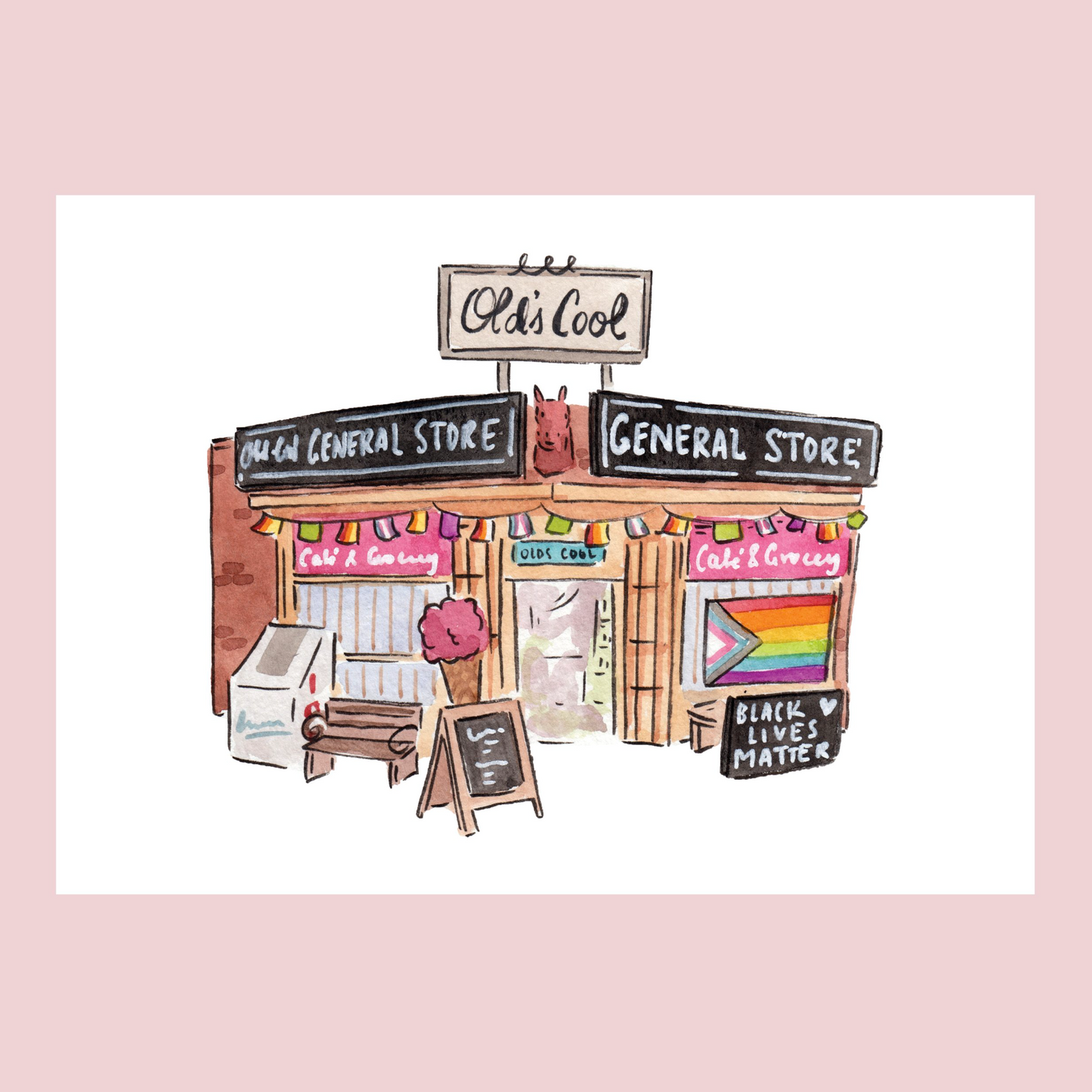 Old's Cool General Store Print