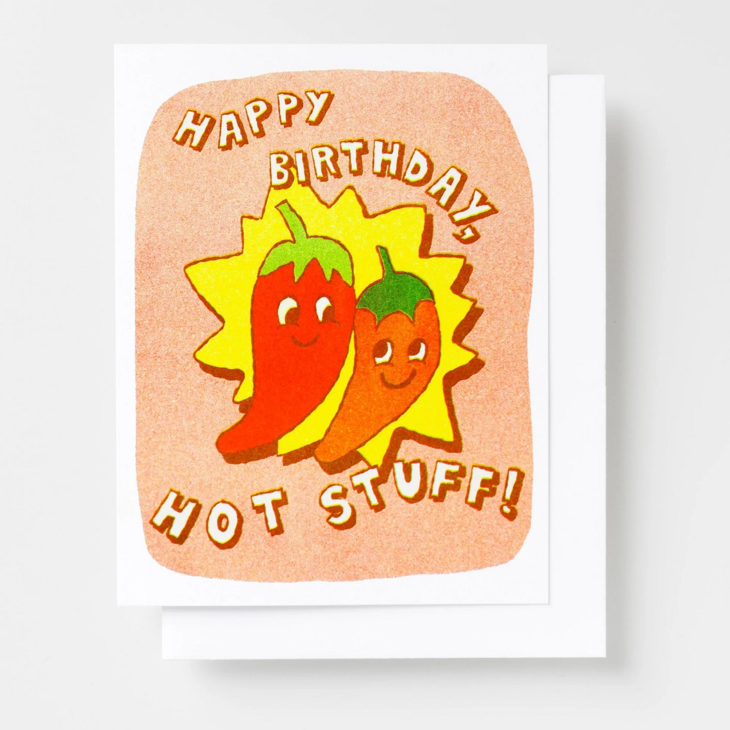 Hot Stuff Peppers Greeting Card