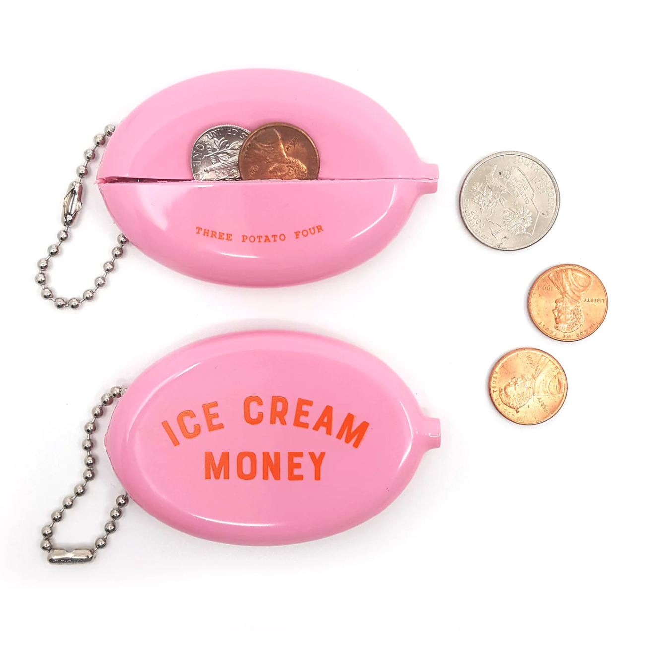 Coin Pouch Ice Cream Money