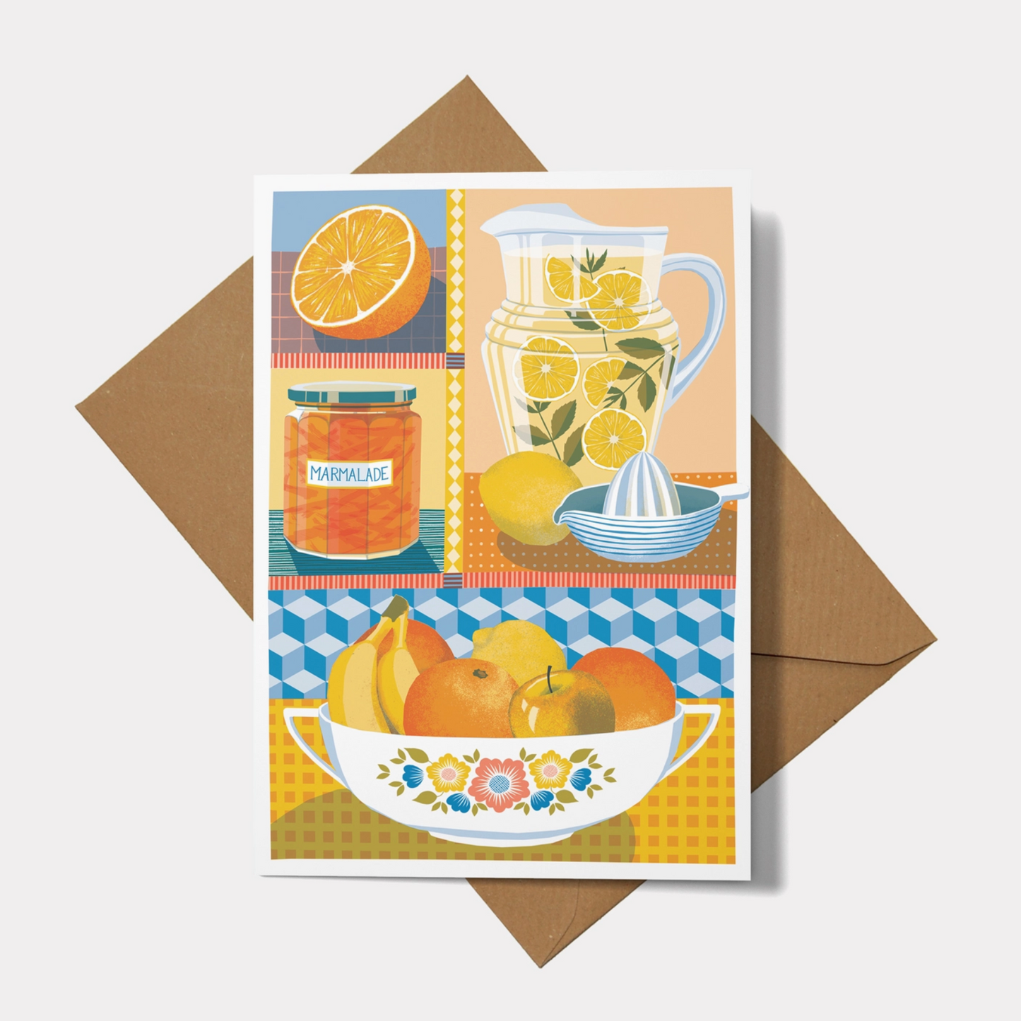 Orange & Lemon Greeting Card