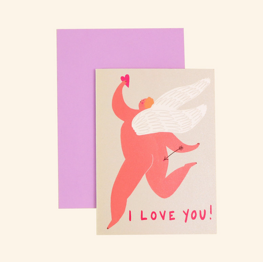 I Love You Cupid Greeting Card