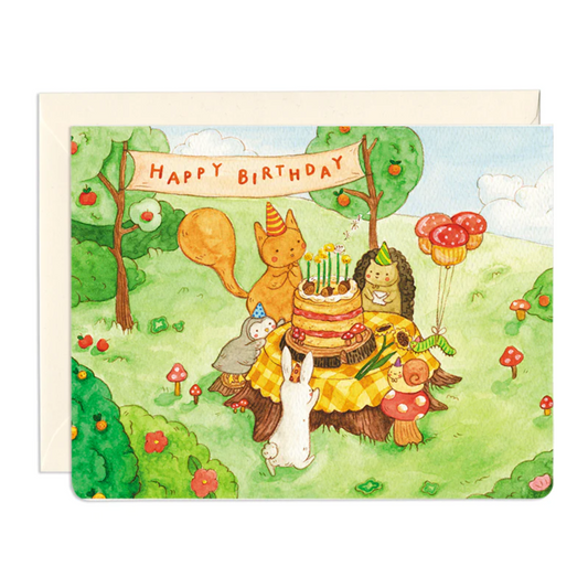 Forest Friends Birthday Card