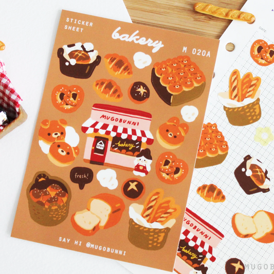 Bakery Vinyl Sticker Sheet
