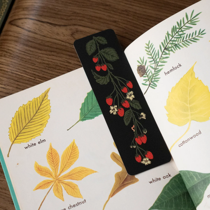 Strawberry Runner Bookmark