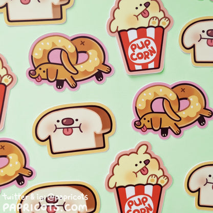 Pupcorn Vinyl Sticker