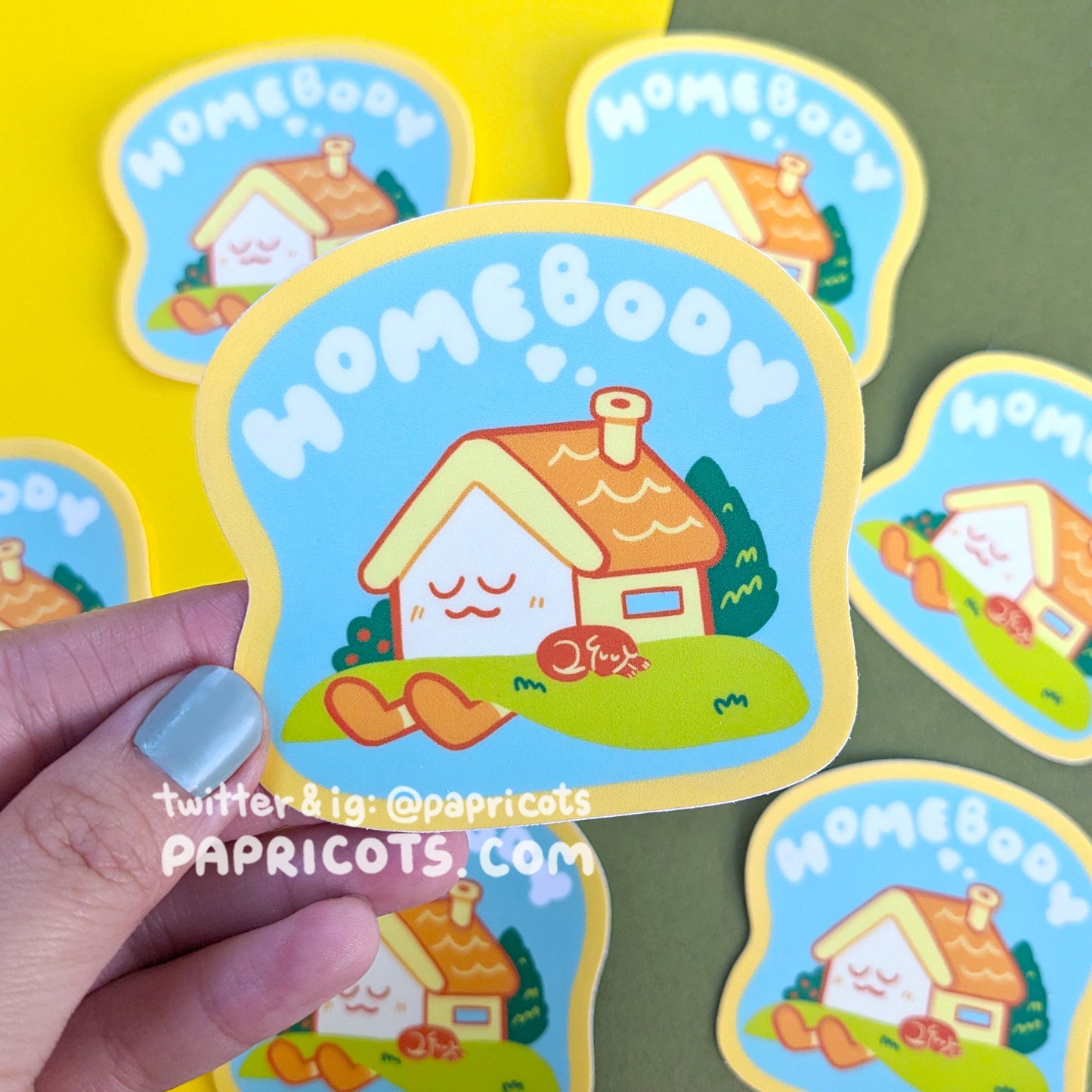 Homebody Vinyl Sticker