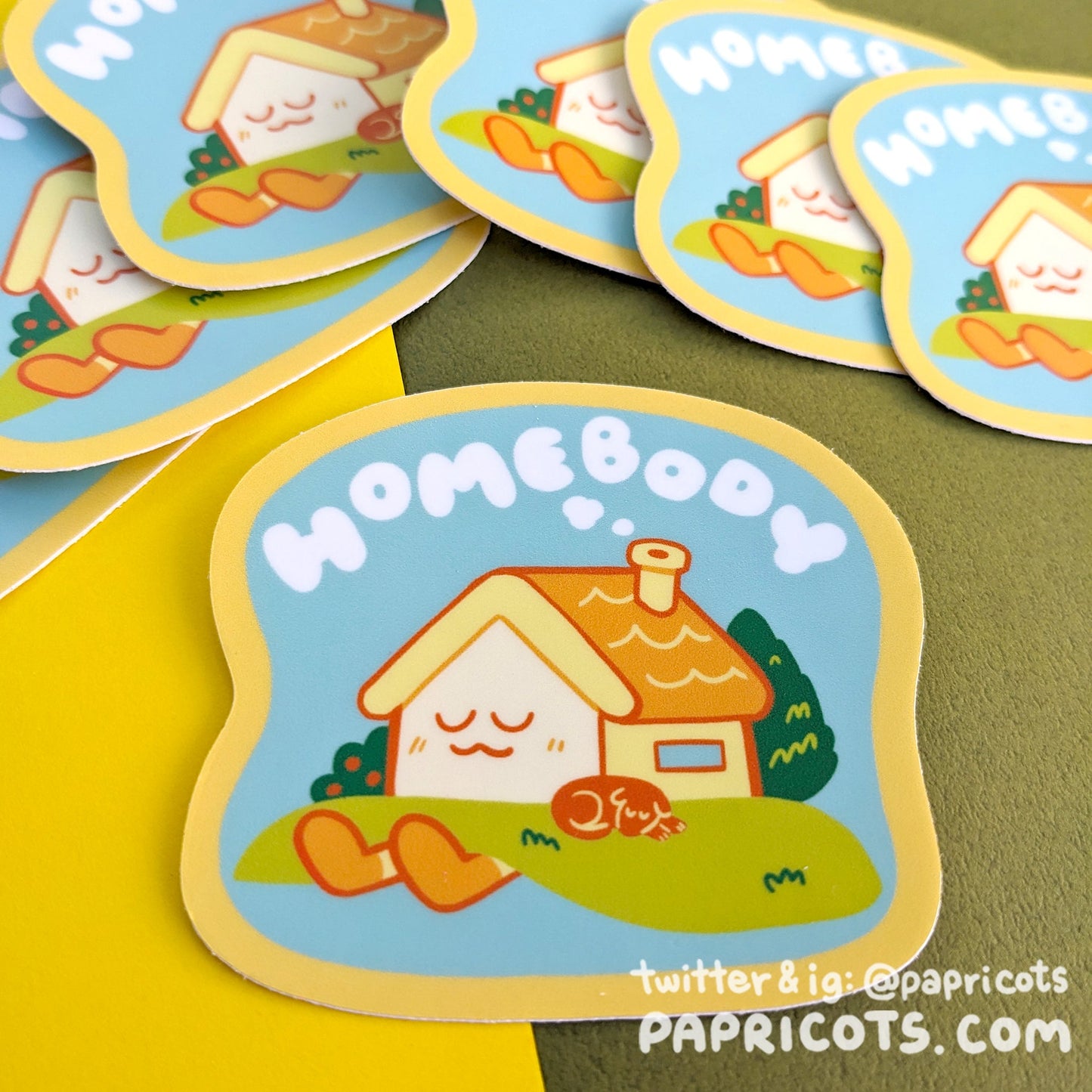 Homebody Vinyl Sticker