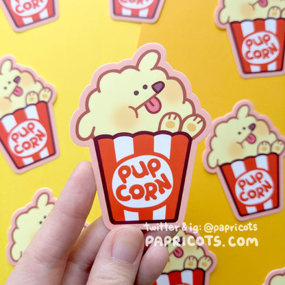Pupcorn Vinyl Sticker