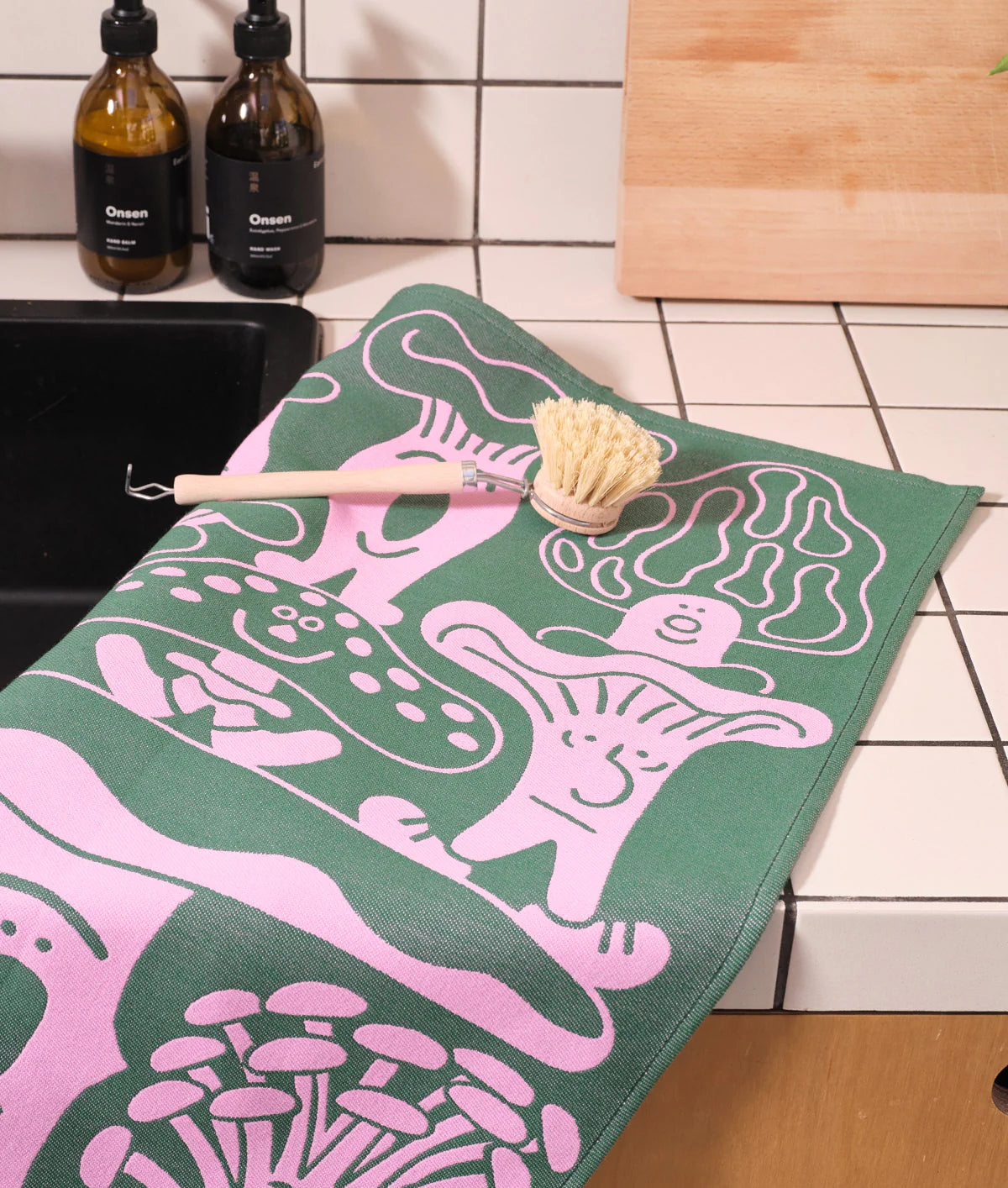 Mushrooms - Tea Towel
