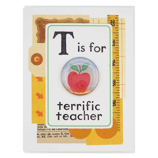 Terrific Teacher Greeting Card