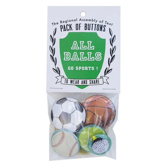 All Balls Button Pack